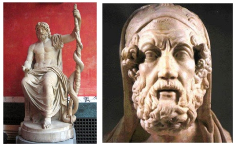 Asklepios e Hipócrates