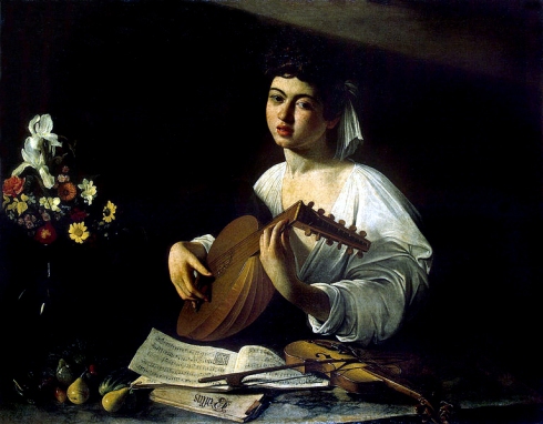 Caravaggio  laud y violin